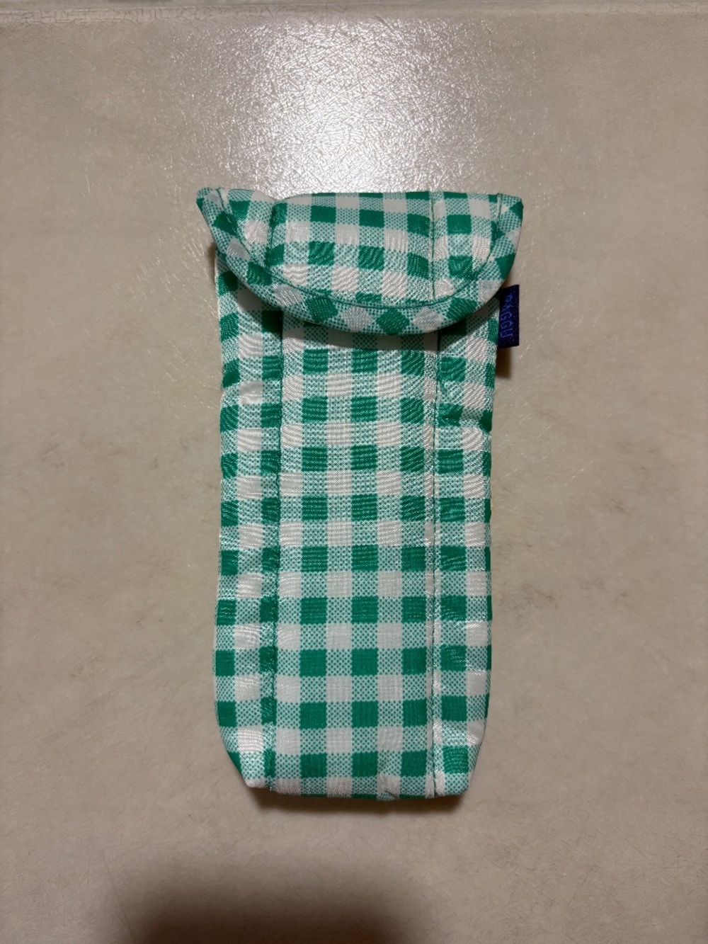 RARE GINGHAM BAGGU GLASSES SLEEVE NWOT